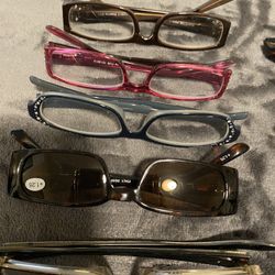 Preowned, Little Use Reading Glasses 1.25,1.50&1.75