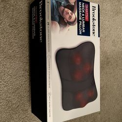 Brookstone Shiatsu heated Neck and Lumbar Massager