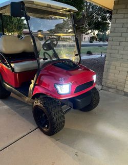 Custom Lifted Golf Cart