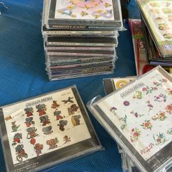 Over 40 Embroidery Design Cards 