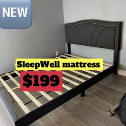 Queen size bed frame only