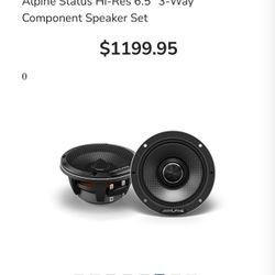 Alpine status Midrange Car audio 