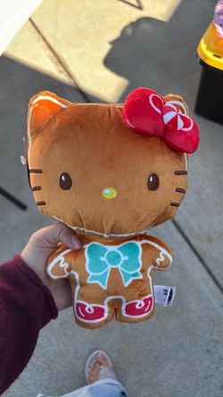 Hello Kitty Gingerbread Plush NEW
