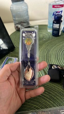Walt Disney world official silver plated collectible spoon