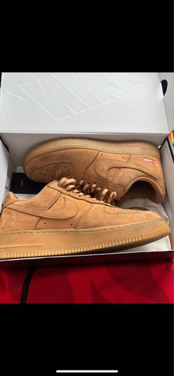 Nike supreme wheat Air Force ones