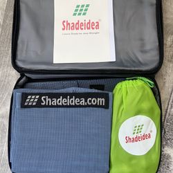 Shadeidea cover for Wrangler JLU in Steel Blue
