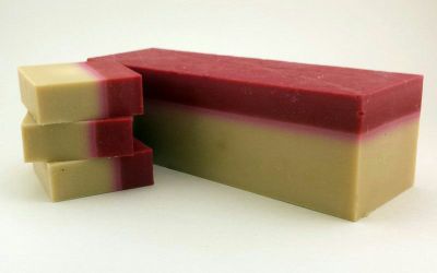 Pomagranite cherry natural soap