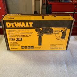 DEWALT 20-Volt MAX Cordless Brushless 1 in. SDS Plus D-Handle Concrete & Masonry Rotary Hammer (Tool-Only)