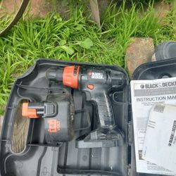 Black And Decker Drill And Battery