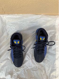 Under Armour Kids Basketball Shoes Size 6Y Blue/Black