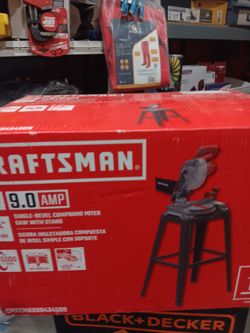CRASFTMAN CORDED 7 1/4 IN SINGLE BEVEL COMPOUND MITER SAW
