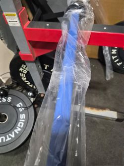 Olympic Barbell blue