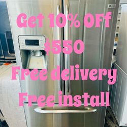 Refrigerator GE Profile 25.8 ft.³ French Door Stainless FREE Delivery 