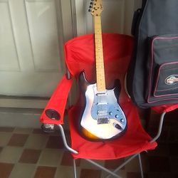 Squire Strat Electric Guitar w/ Case