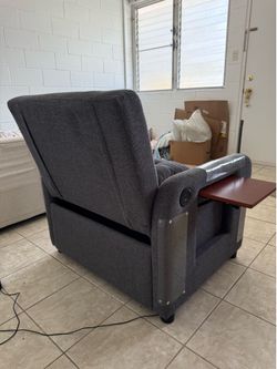 Sleeper chair with charging port