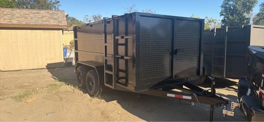 Diamond wall dump trailer 12 ft 2027 💎