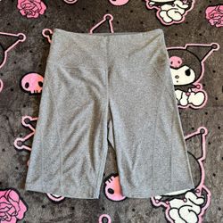 grey athletic shorts - size m