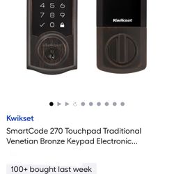SmartCode 270 Touchpad Traditional Venetian Bronze Keypad Electronic...