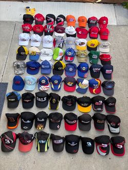 Vintage 70+ NASCAR racing hats