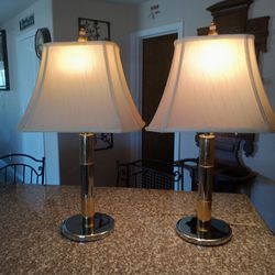 2 Lamps Set,Swing Out,Silver,Golf,Base
