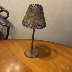 Brass Candle Lamp
