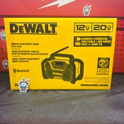 Dewalt 12-volt or 20-volt max Water Resistant Cordless Bluetooth Jobsite radio bluetooth adapter