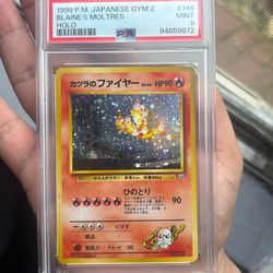 Psa 9 Japanese Blaine’s Moltres