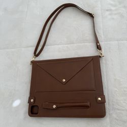 Tablet Handbag Case 12.9  Color Brown