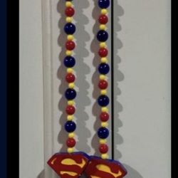 Mardi Gras-Superman New Orleans Beads