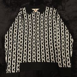 STINGWATER QUARTER ZIP CHAIN SWEATSHIRT SIZE SMALL MENS 