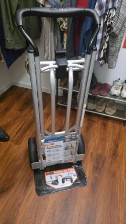 COSCO 3-in-1 Folding Hand Truck / Dolly / Platform Cart – Flat-Free Tires