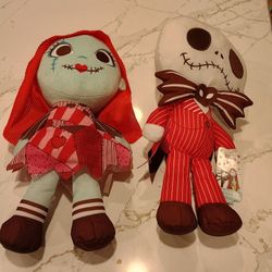 Sally And Jack Skeleton Dolls 