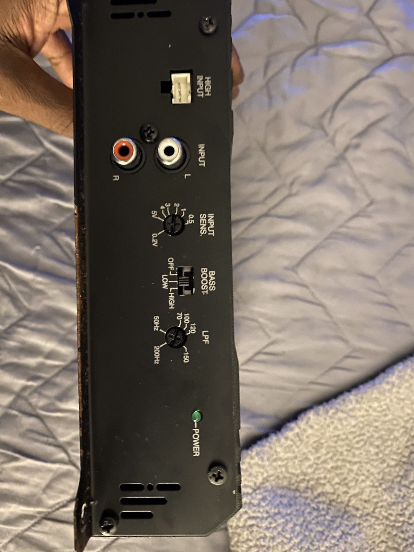 JVC 500 Watt Amp Mono & A Boss Bluetooth Head Deck
