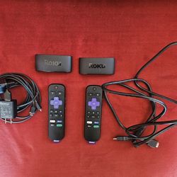 2 Roku Express 4K+ Devices