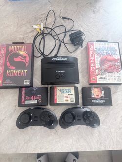 Sega Genesis AtGames Console Bundle with Games