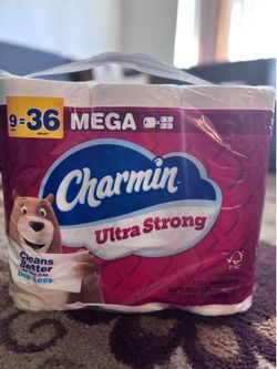 Charmin Ultra Strong Toilet Paper, 9 Mega Rolls