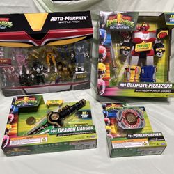 Power Rangers Re-Ignition Bundle #Megazord #power morpher #auto-morphin battle pack #dragon dagger