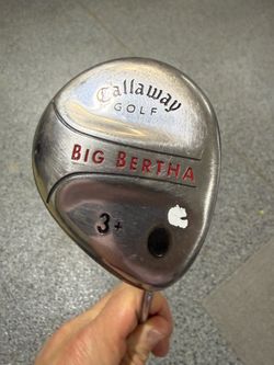 CALLAWAY GOLF Big Bertha 3+ Fairway Wood Strong 3 Reg Flex Steel Shaft