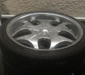 Set of 4 20inch Chrome Rims Universal Fit