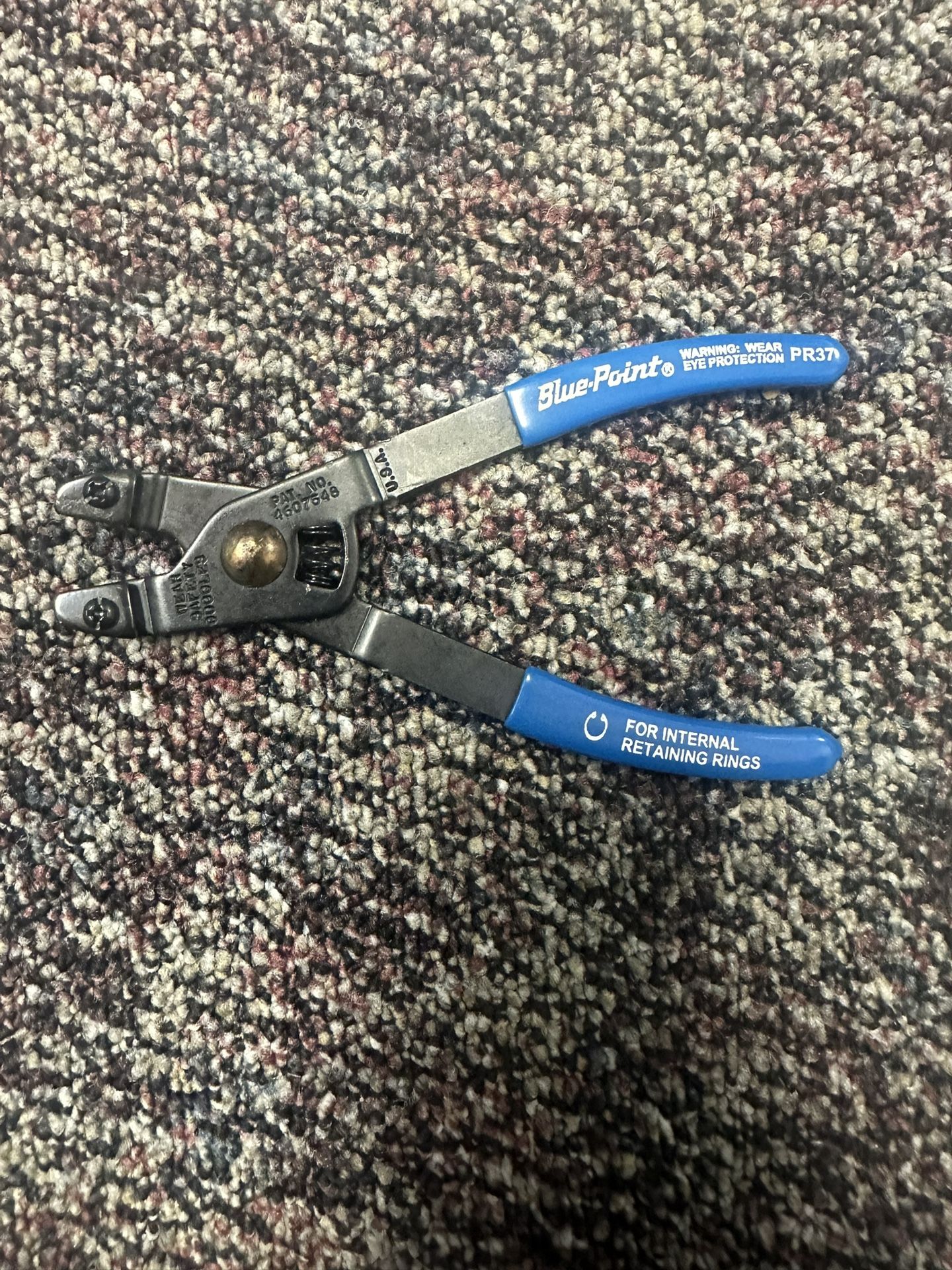 Blue point Snap ring pliers for internal retaining rings (no tips included- PLIERS ONLY)