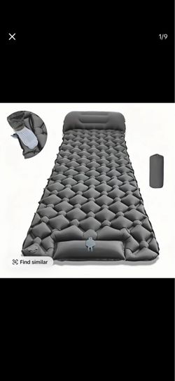 Inflatable Sleeping Pad, Ultra-Light Portable Air Camping Inflatable Sleeping Pad