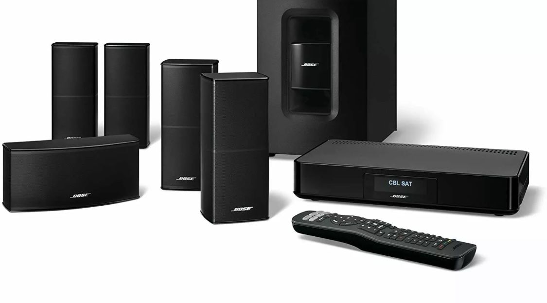 Bose Cinemate 520 Surround sound system with 4K pass through console, wireless subwoofer