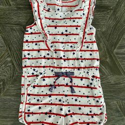 Girls patriotic 4th of July romper (size 4 / 5)