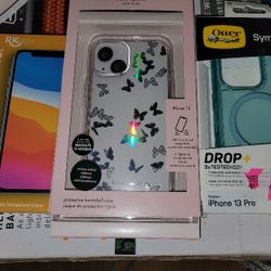 BUNDLE Otterbox IPHONE 13/13pro 3 cases+2 screen protectors