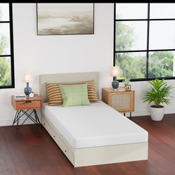 FDW 5 Inch Gel Memory Foam Mattress Medium-Firm Mattress for Pressure Relief & Cooler Sleep Mattress for Kid Adults CertiPUR-US Certified Mattress in