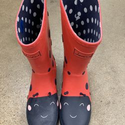  NWT Joules Kids Rainboots Size 4