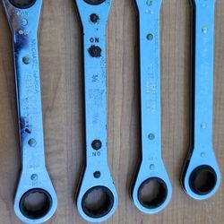 Ratcheting Box End Wrench Set MADE IN USA