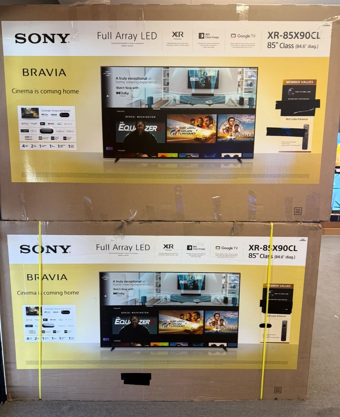 85 Tv $55 Down On Finacing Free Delivery 6 Month Warranty. 85 Sony X90L Smart 4k Hdtv