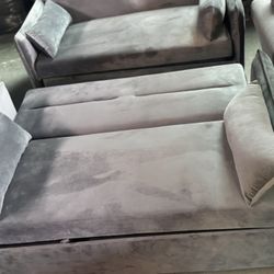 gray sofa bed 