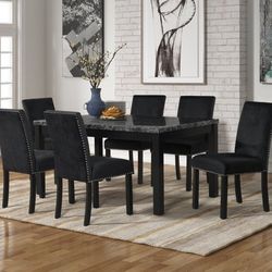 Dining Table + 6 Chair Set